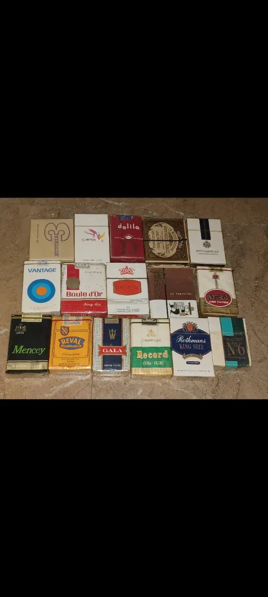 Colección Cajetillas Antiguas.