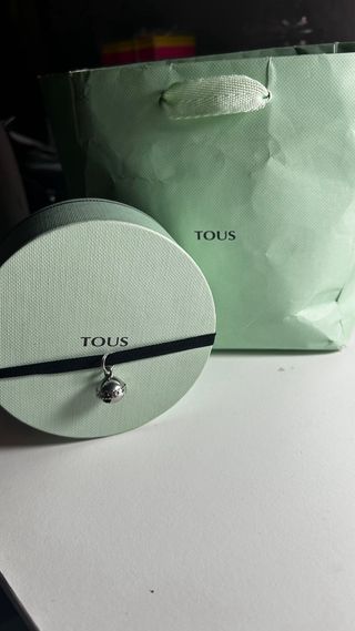 Conjunto Tous collar y pendientes perla