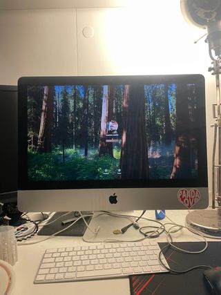 IMAC 21,5 2019 Apple Plata con teclado de apple