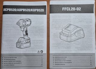 Llave de Impacto DCA 20V y Accesorios con maletín.