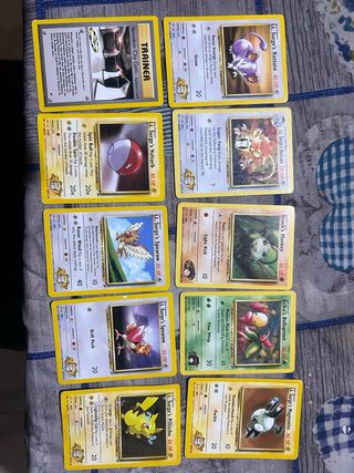 Lotto Carte Pokémon Gym Challenge