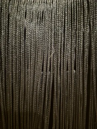 Top Zara Negro con Flecos Talla M