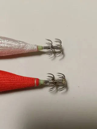 Señuelos DTD para calamar y sepia