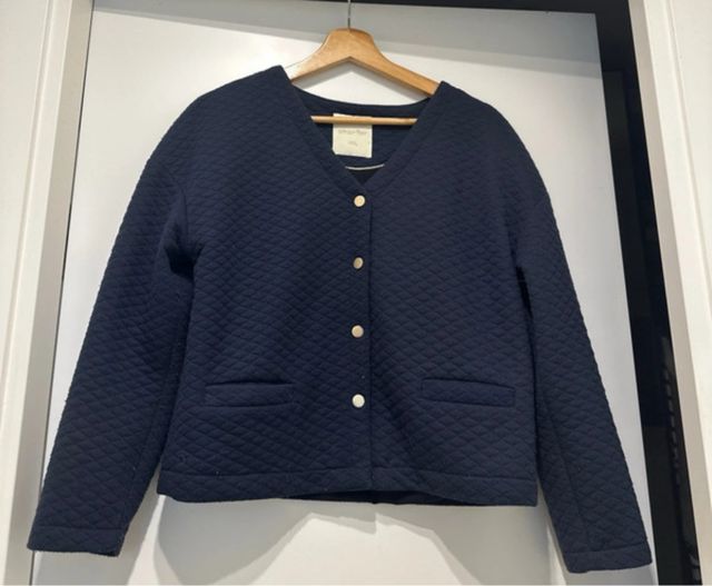 Chaqueta acolchada azul marino Charliot