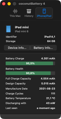 iPad mini 6, WiFi, 64GB + Apple Pencil