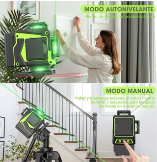 Nivel Láser Autonivelante Verde