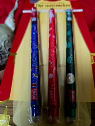 Canetas Legami Edição Natal - Pack 3