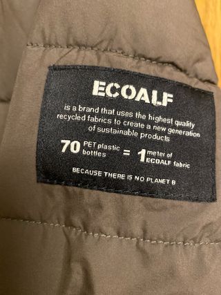 Abrigo Ecoalf Mujer Marrón