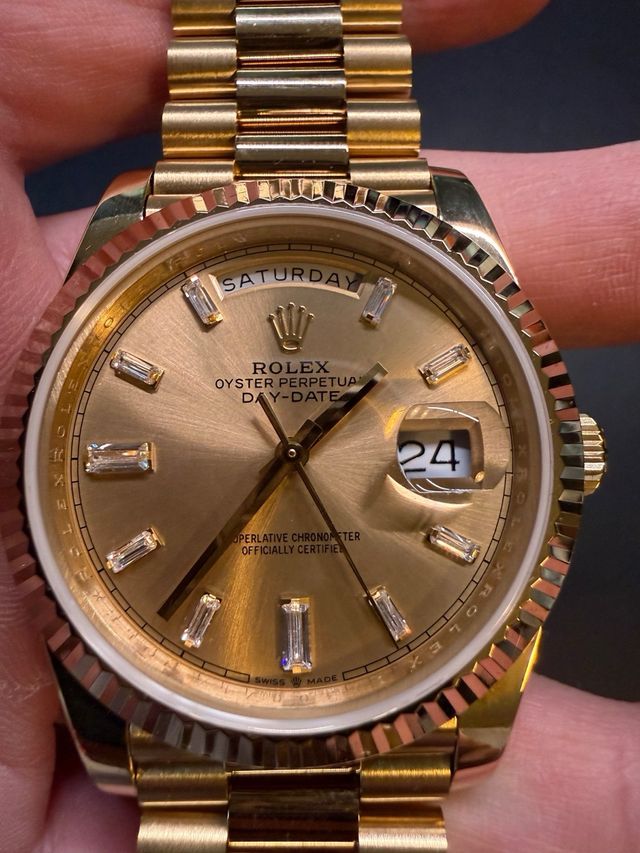 Relógio Rolex Dourado