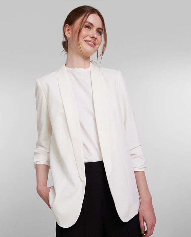 Blazer blanco Pieces L - Nuevo