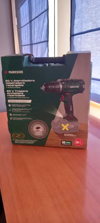 Taladro Parkside 20V Atornillador Recargable