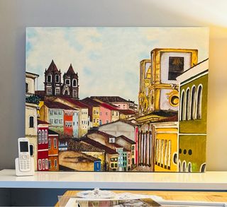 CUADRO GRAN FORMATO    Pintado a mano  BRAZIL