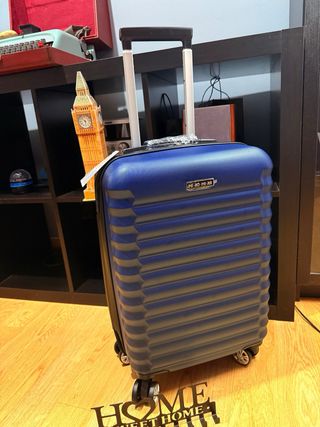 Maleta de viaje cabina azul