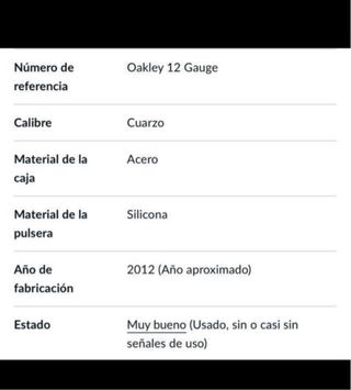 Oakley 12 Gauge Titanium Blue dial with carbonFibe