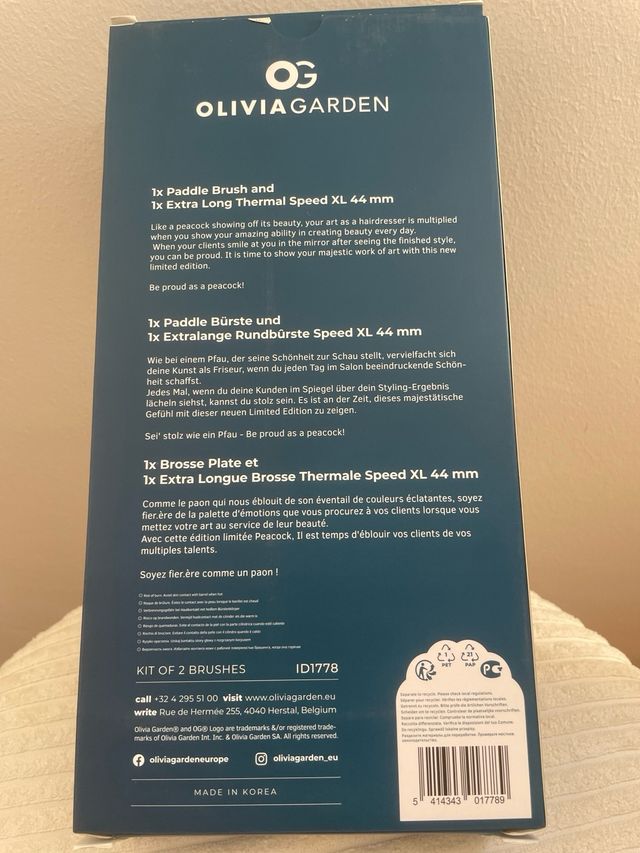 2 Spazzole Olivia Garden Nanothermic Speed XL