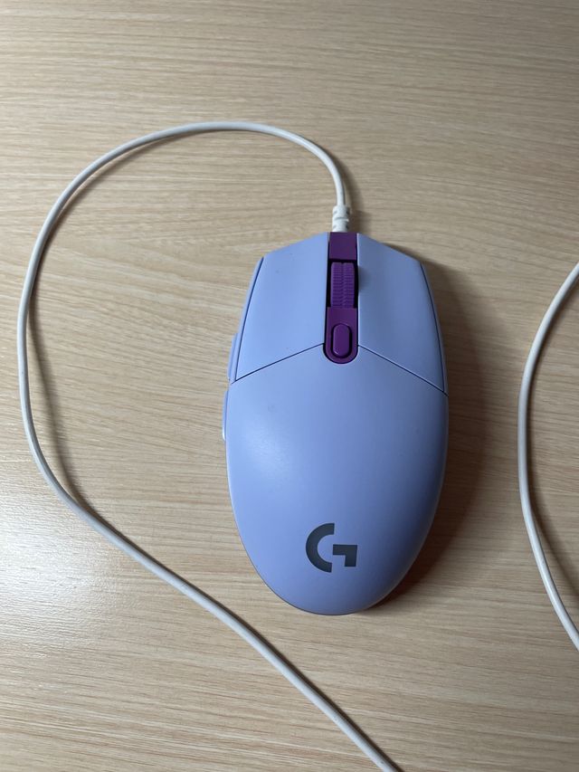 Ratón Logitech Morado