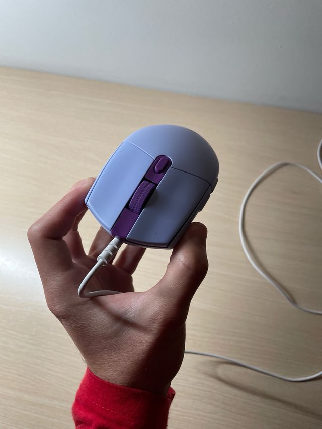Ratón Logitech Morado