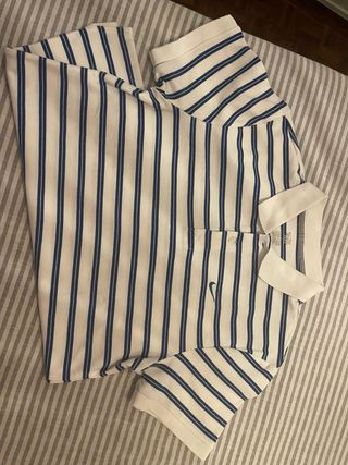 Polo Nike Rayas Azul Blanco