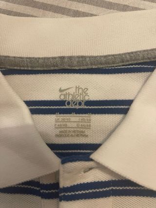 Polo Nike Rayas Azul Blanco
