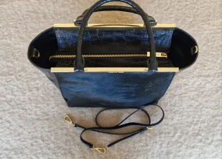 Bolso Michael Kors Pelo y Piel Negro