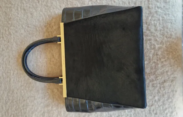 Bolso Michael Kors Pelo y Piel Negro