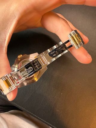 Relógio Rolex Submariner Dourado e Azul