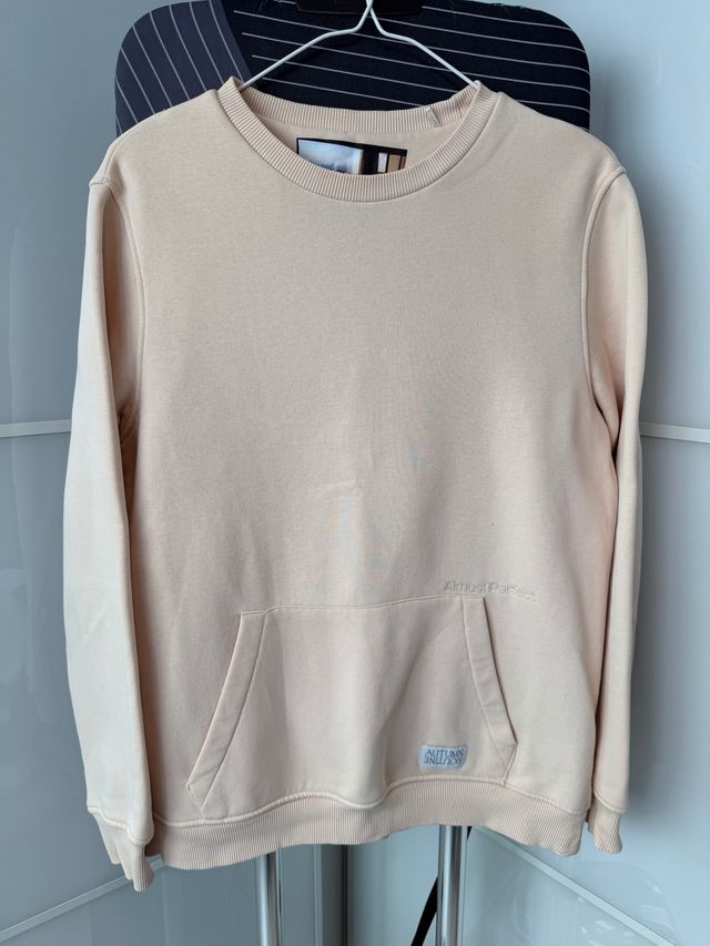 Sudadera Zara Beige Talla S