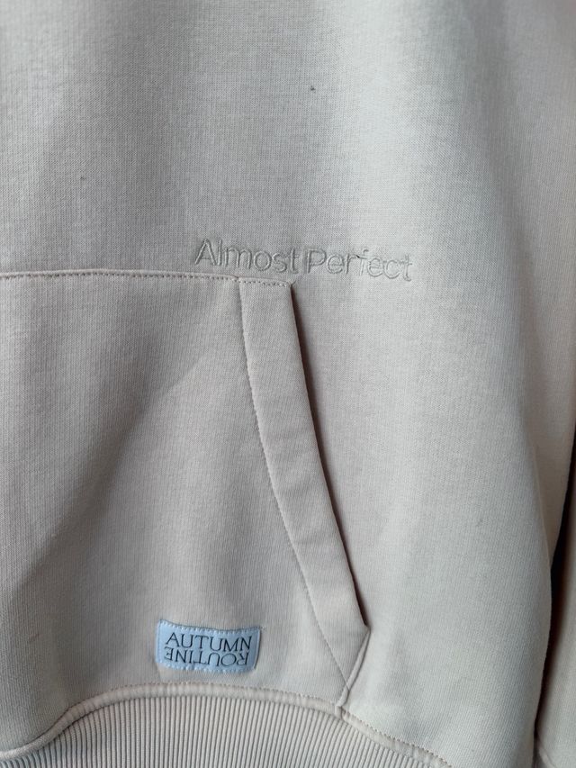 Sudadera Zara Beige Talla S