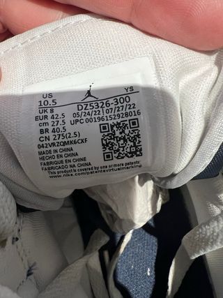 Nike Air Jordan 1 Mid Verde y Blanco