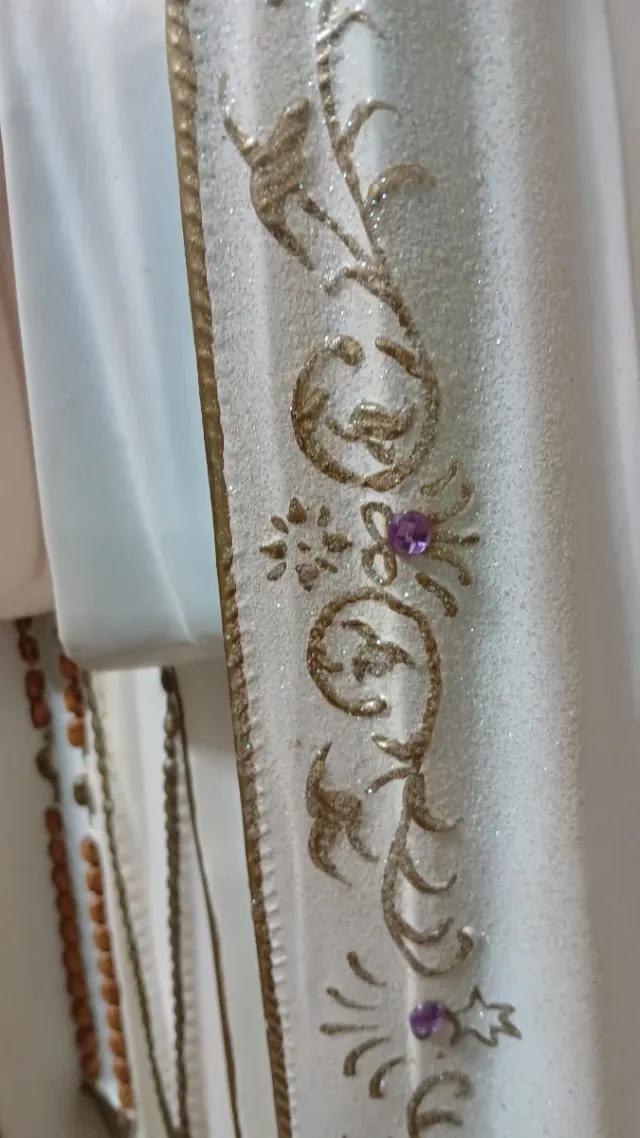 Virgen de Fátima las palomas y la corona las tengo