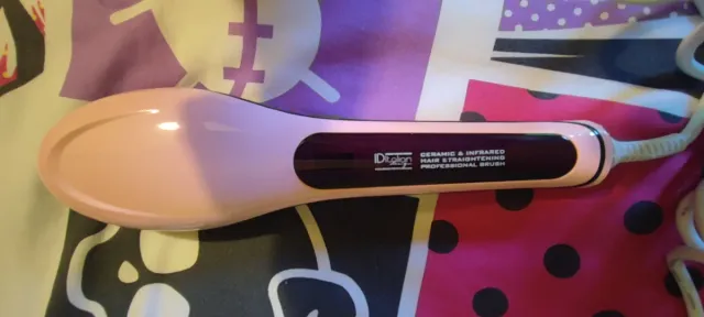 Cepillo Alisador IDItalian Rosa y Blanco