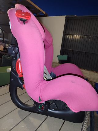 Silla de coche para bebé rosa