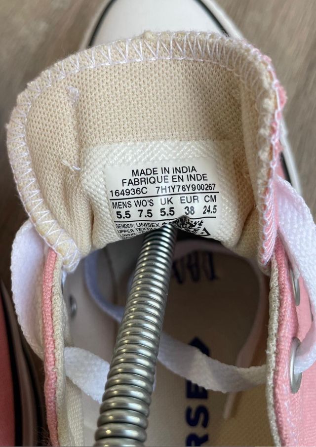Zapatillas Converse Talla 38 Rosa