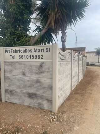 vallas prefabricadas de hormigon