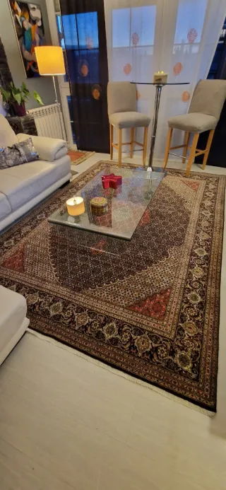 Alfombra Persa Tabriz lana y seda