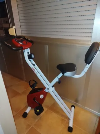 Bicicleta Estática Homcom Plegable