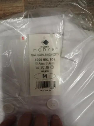 Chaqueta Cocinero Wurth M Blanca