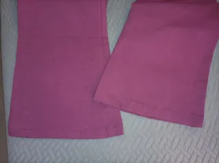 Pantalón flare vintage morado