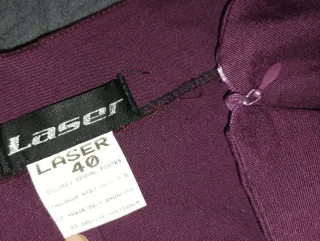 Pantalón flare vintage morado