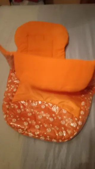 Saco para cochecito de bebé naranja