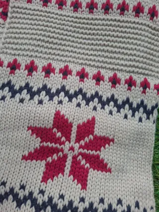 Bufanda de punto Primark con estrellas