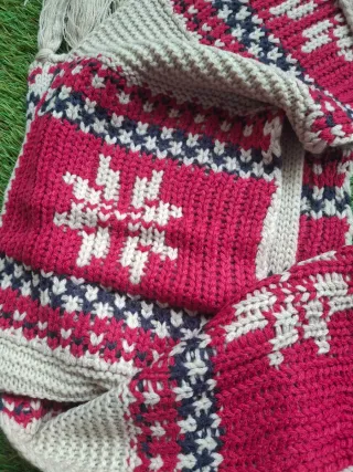 Bufanda de punto Primark con estrellas