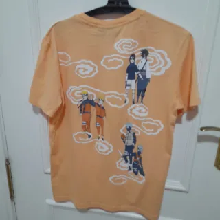 Camiseta Naruto Shippuden Bershka Naranja