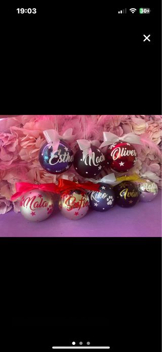 Bolas de Navidad Personalizadas disney navidad