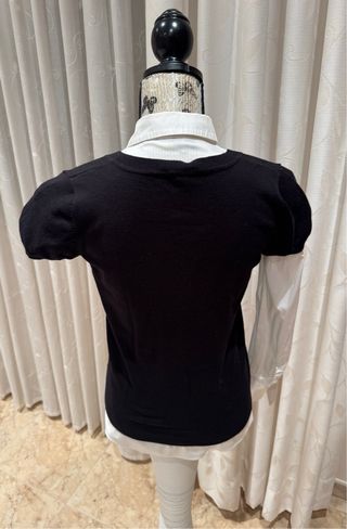 Jersey NAF NAF manga corta negro