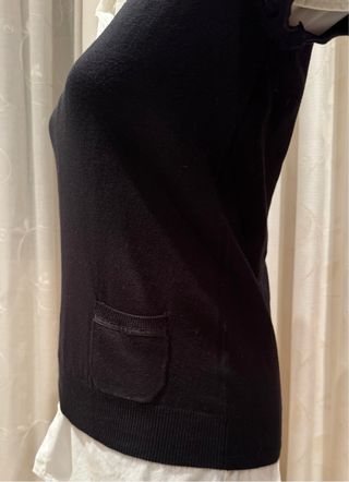 Jersey NAF NAF manga corta negro