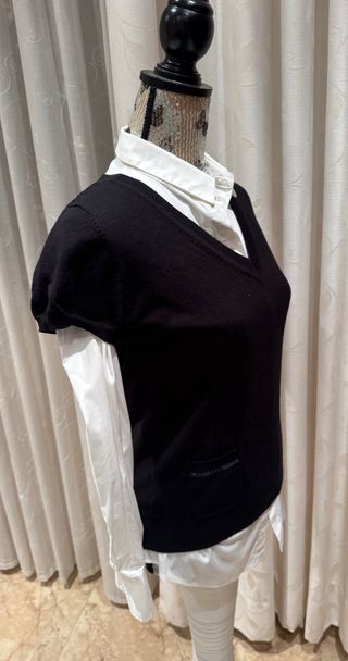 Jersey NAF NAF manga corta negro