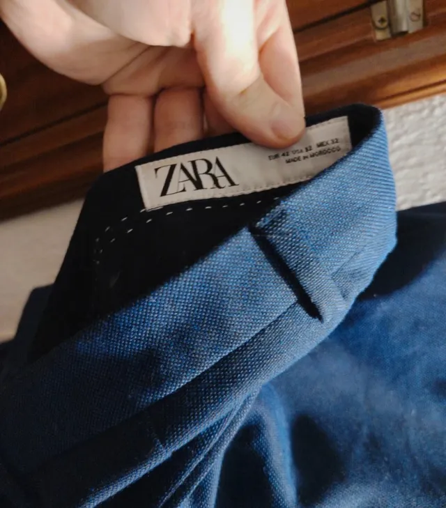 Traje Zara Azul