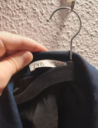 Traje Zara Azul