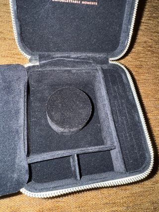 Joyero Pandora Beige y Plateado